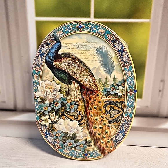 Punch Studio Other - Punch Studio peacock design covered notepad glitter rhinestones 75 sheets NIP